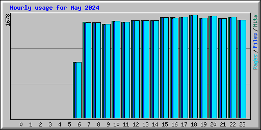 Hourly usage for May 2024